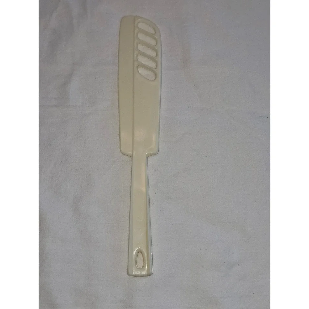 Vintage‎ Stanley Hostess Gift Quick Beater Scraper Get Acquainted White  Plastic